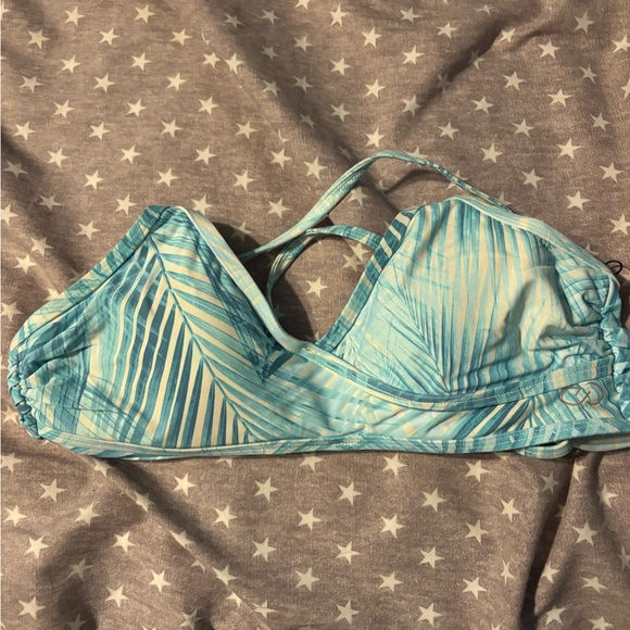 Victoria's Secret Blue Striped Bikini Bottom - Picture 2 of 3